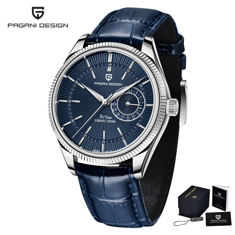 2022 New PAGANI DESIGN Mens Watches Top Brand Luxury Quartz Watch For Men 20Bar Waterproof VH65 Sport Fashion Clock Reloj Hombre