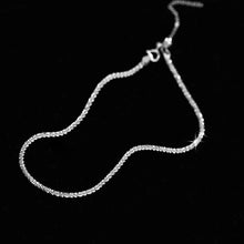 Load image into Gallery viewer, Sparkling Gypsophila Anklet 925 Sterling Silver Adjustable Chain Simple Fashion Fine Jewelry for Women
