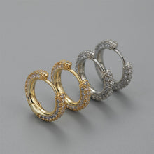 Load image into Gallery viewer, SIPENGJEL Korea Gold Color Circle Hoop Earrings For Women Small Hoops Ear Piercing Earrings Jewelry Pendientes Mujer aretes
