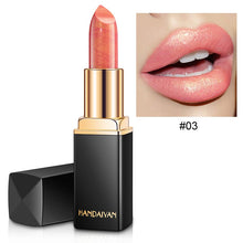 Load image into Gallery viewer, 9 Colors Waterproof Nude Pink Glitter Lipstick Makeup Long Lasting Velve Red Mermaid Sexy Shimmer LipSticks Cosmetics Beauty