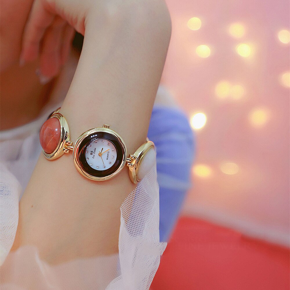 Aiseilo Luxury Women&#39;s Watches Fashion Elegant Magnet Buckle Rose Gold Ladies Wristwatch Starry Sky Diamond Gift Quartz