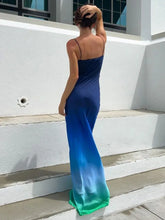 Load image into Gallery viewer, sealbeer A&amp;A Tie Dye Cowl Neck Maxi Dress