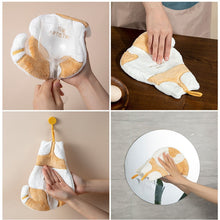Load image into Gallery viewer, Cute Cat Hand Towel For Child Super Absorbent Microfiber Kitchen Towel High-efficiency Tableware Cleaning Towel Kitchen Tools Ne