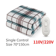 Load image into Gallery viewer, Electric Blanket 220/110V Thicker Heater Heated Blanket Mattress Thermostat Electric Heating Blanket Winter Body Warmer