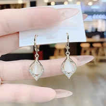 Load image into Gallery viewer, Luxury Jewelry Opal Zircon Dangle Earrings for Women Wedding Engagement Earring Valentines Day Gift Birthday Pendientes Mujer