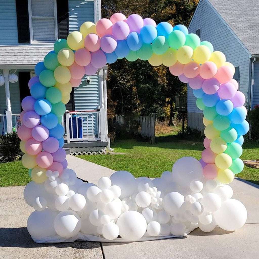 Round Balloon Arch Kit Holder Bow of Balloon Circle Wreath Balloon Stand Support Wedding Birthday Party Decor Baby Shower