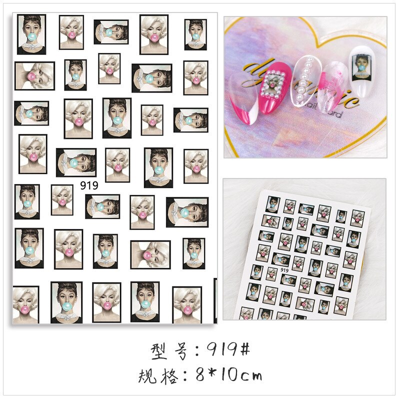 Angel Cupid Stickers for Nails Decals Cherubs Nail Art Water Sliders Manicure Self-Adhesive Transfer Wraps Tattoo Decorations