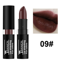 Load image into Gallery viewer, Brand Black Lipstick Retro Dark Color Lipsticks Matte Waterproof Blue Vampire Color Holloween Party Makeup Maquillaje Lip Pencil