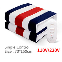 Load image into Gallery viewer, Electric Blanket 220/110V Thicker Heater Heated Blanket Mattress Thermostat Electric Heating Blanket Winter Body Warmer