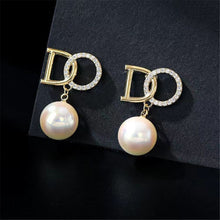 Load image into Gallery viewer, YKNRBPH New Arrived S925 Women&#39;s 2022 Pearl all-match Earrings Elegant Design Pearl Jewelry