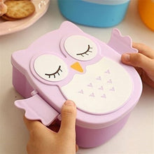 Load image into Gallery viewer, Cartoon Owl Lunch Box Portable Japanese Bento Meal Boxes Lunch Box Storage for Kids School Outdoor Thermos for Food Picnic Set