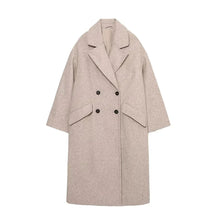 Load image into Gallery viewer, sealbeer A&amp;A Autumn Winter Long Wool Blend Coat