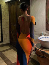 Load image into Gallery viewer, sealbeer A&amp;A Backless Aura Maxi Dress