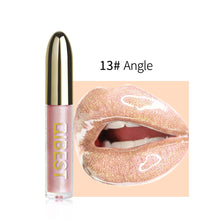 Load image into Gallery viewer, QIBEST Polarized Lip Gloss Diamond Glitter Liquid Lipstick Sexy Metallic Lipgloss Long Lasting Waterproof Moisturize Lip Makeup