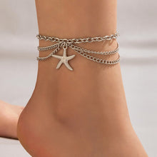 Load image into Gallery viewer, Bohemia Vintage Tassel Chain Bracelet Anklet For Women Charms Snake/Starfish/Heart Sexy Leg Ankle on Foot Chain Beach Jewelry