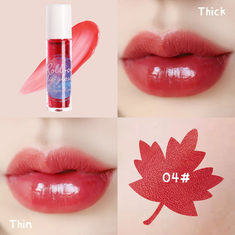 6 Colors Lip Glaze Matte Long Lasting Moisturizing Lip Gloss Glitter Dyed Liquid Lipstick Lip Oil red Lips Tint Care Makeup