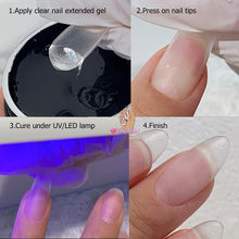 Load image into Gallery viewer, Gel Nail Extensions Soft Gel Press On Nail Tips Short Stiletto Full Cover Fake Nails Faux Ongles