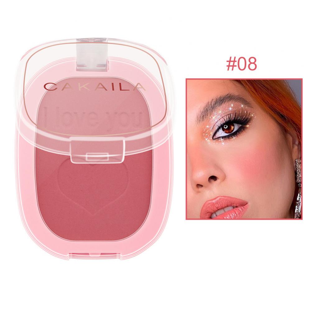 Blush Makeup Natural Vitality Peach Powder Blush 12 Colors Mineral Powder Peach Red Rouge Lasting Waterproof Blusher Cosmetic