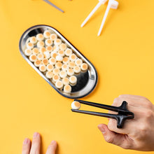 Load image into Gallery viewer, Creative Snack Finger Chopsticks Portable Potato Chip Tongs Salad Food Clip Easy to Operate Not Dirty Hand Lazy Chopstick Tool