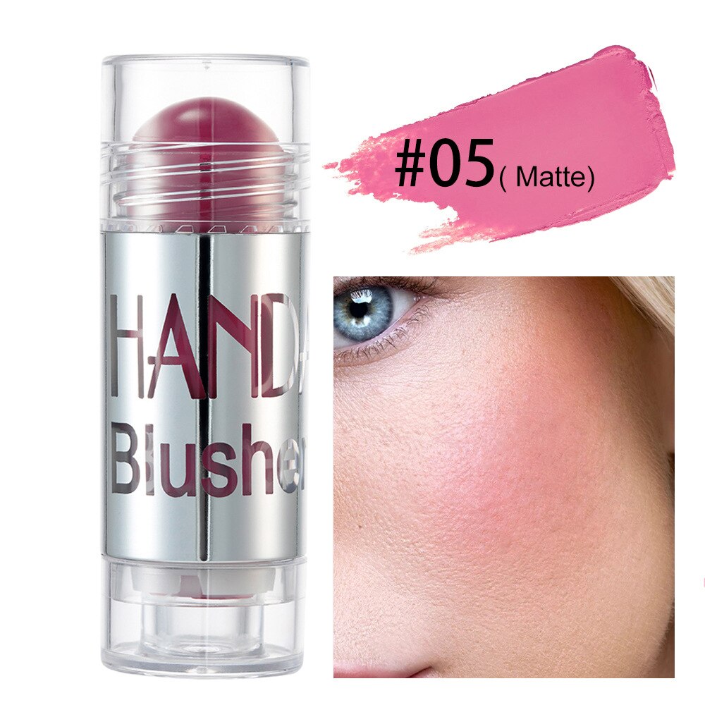 8 Colors Blush Stick Shimmer Cheek Rouge Cream Natural Effect Long Lasting Easy To Use Makeup Blusher Pen Cosmetics