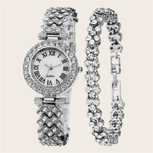 Load image into Gallery viewer, Women&#39;s Watch Bracelet Set Jewelry Diamond Elegant Quartz  Luxury Fashion Trend Business Watch Girl Anniversary Birthday Gift