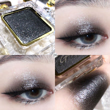 Load image into Gallery viewer, Punk Smoky Cool Eyeshadow Palette Pearly Bright Matte Glitter Eyeshadow Palette Lasting Black Makeup Eyeshadow Palette Beauty