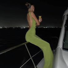 Load image into Gallery viewer, sealbeer A&amp;A Elegant Backless Evening Draped Maxi Dress