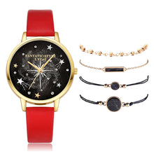 Load image into Gallery viewer, Lvpai Brand 5PCS Fashion New Bracelet Watch Set Crystal Rhinestone Women Ladies Wristwatch Watches Ladies Relogio Feminino Reloj