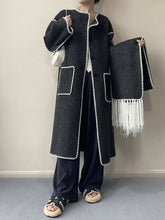Load image into Gallery viewer, sealbeer A&amp;A MIDI Wool Coat Scarf Part 2