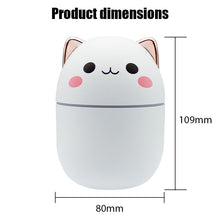 Load image into Gallery viewer, Kawaii Air Humidifier 250ML Aroma Essential Oil Diffuser USB Cool Mist Sprayer For Bedroom Home Car Fragrance Diffuser
