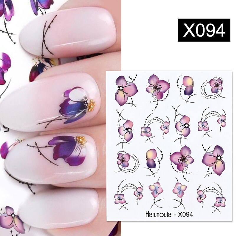 1PC 3D Nail Sticker Self Adhesive Slider Papers Nail Art Transfer Stickers  Nail Design Art Decorations Nail Art Accessories