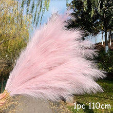 Load image into Gallery viewer, 70-120cm Artificial Pampas Grass Fake Reed Plants Bouquet  Wedding Decoration Home Living Room DIY Vase Decoration Tail Grass