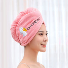 Load image into Gallery viewer, Women Microfiber Towel Hair Towel Bath Towels for Adults Home Terry Towels Bathroom Serviette De Douche Turban for Drying Hair