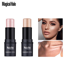 Load image into Gallery viewer, Magical Halo Highlighter Stick Makeup Glitter Contouring Bronzer For Face Shimmer Powder Highlight Corrector Contour Illuminator