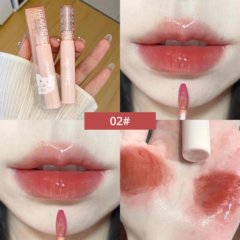 ELECOOL 6 Color Mirror Lip Gloss Waterproof Velvet Matte Liquid Lipsticks Long Lasting Non-stick Cup Lip Tint Korean Makeup Tool