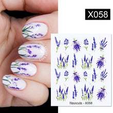 Load image into Gallery viewer, 1PC 3D Nail Sticker Self Adhesive Slider Papers Nail Art Transfer Stickers  Nail Design Art Decorations Nail Art Accessories