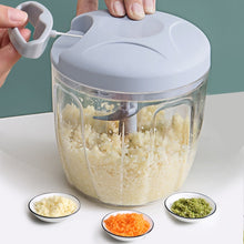 Load image into Gallery viewer, Yinzam Kitchen Hand Pull Food Manual Chopper for Garlic Masher Fruit Vegetable Nuts Shredders Grinder Mincer Mixer Blender