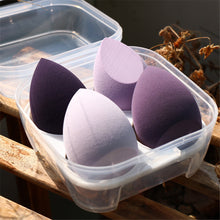 Load image into Gallery viewer, FLD 12Colors 4/2pcs Makeup Sponge Powder Puffs Dry and Wet Beauty Cosmetic Eggs Foundation Powder Bevel Cut Make Up Sponge Tool