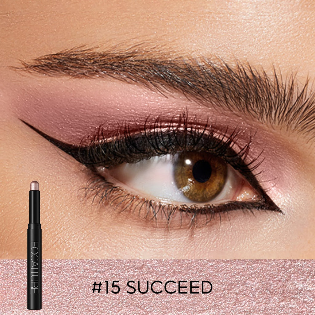 FOCALLURE 24 Colors Eyeshadow Cosmetics Pencil  Eyeshadow Sticker Eyeliner Makeup for Women