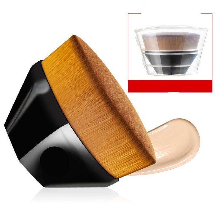 Makeup Brush Flawless Foundation Brush With Protect Cover Beauty Powder Face Blush Brushes Cosmetic Useful Makeup Tool