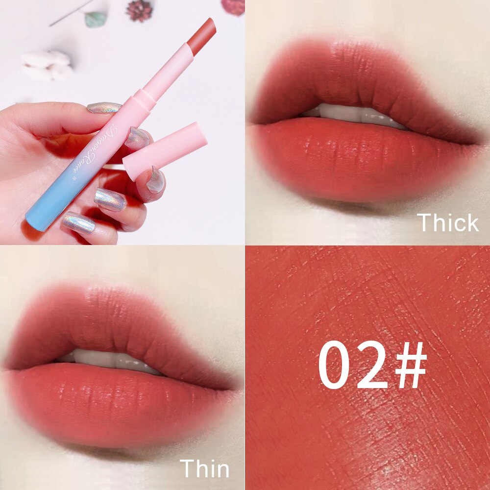 4 Colors Makeup Matte Lipstick Gradient Long Lasting Moisturizing Lip Gloss Waterproof Velvet Nude Lipsticks Woman Cosmetics