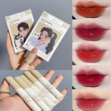 Load image into Gallery viewer, 5Pcs Cigarette Lip Gloss Set Matte Red Tint for Lips Makeup Long Lasting Water Mirror Lip Glaze Waterproof Lipstick Kit Cosmetic