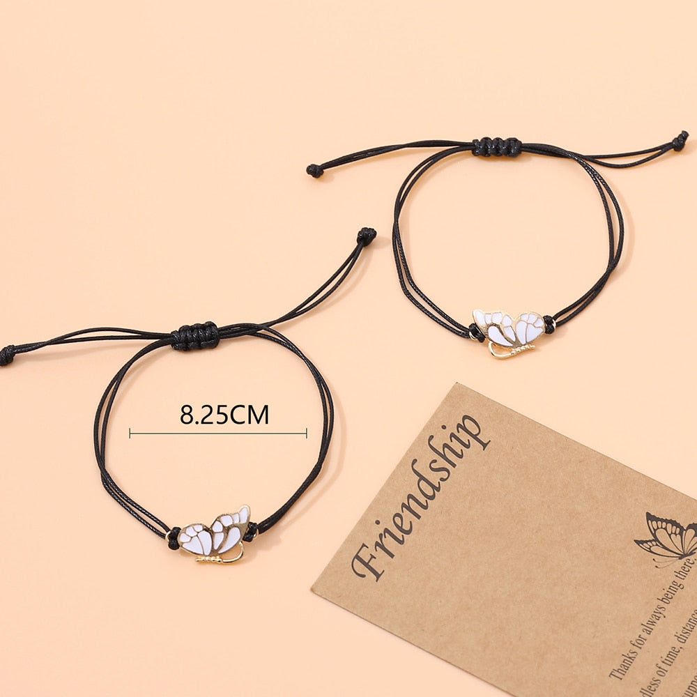 Fashion Halves Heart Magnetic Couple Bracelets for Women Pendant