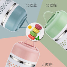 Load image into Gallery viewer, Portable Stainless Steel Thermal Lunch Box for Food Office Lunchbox Bento Boxs Thermos Lunch Box Food Container with Lunch Bag