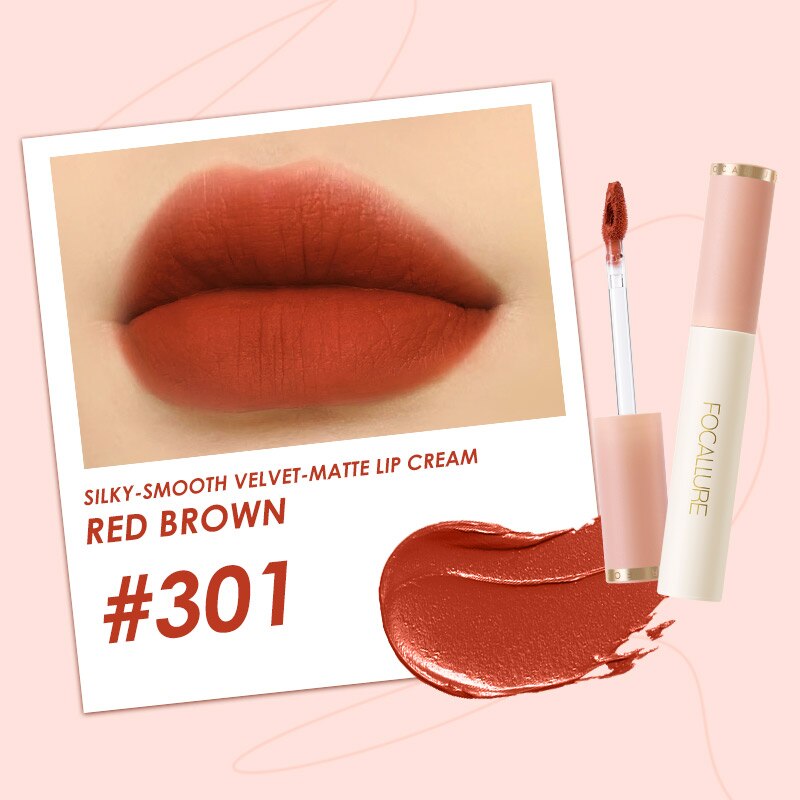 FOCALLURE 24 Colors Lips Makeup Lipstick Lip Gloss Long Lasting Moisture Cosmetic Lipstick Red Lip Matte Lipstick Waterproof