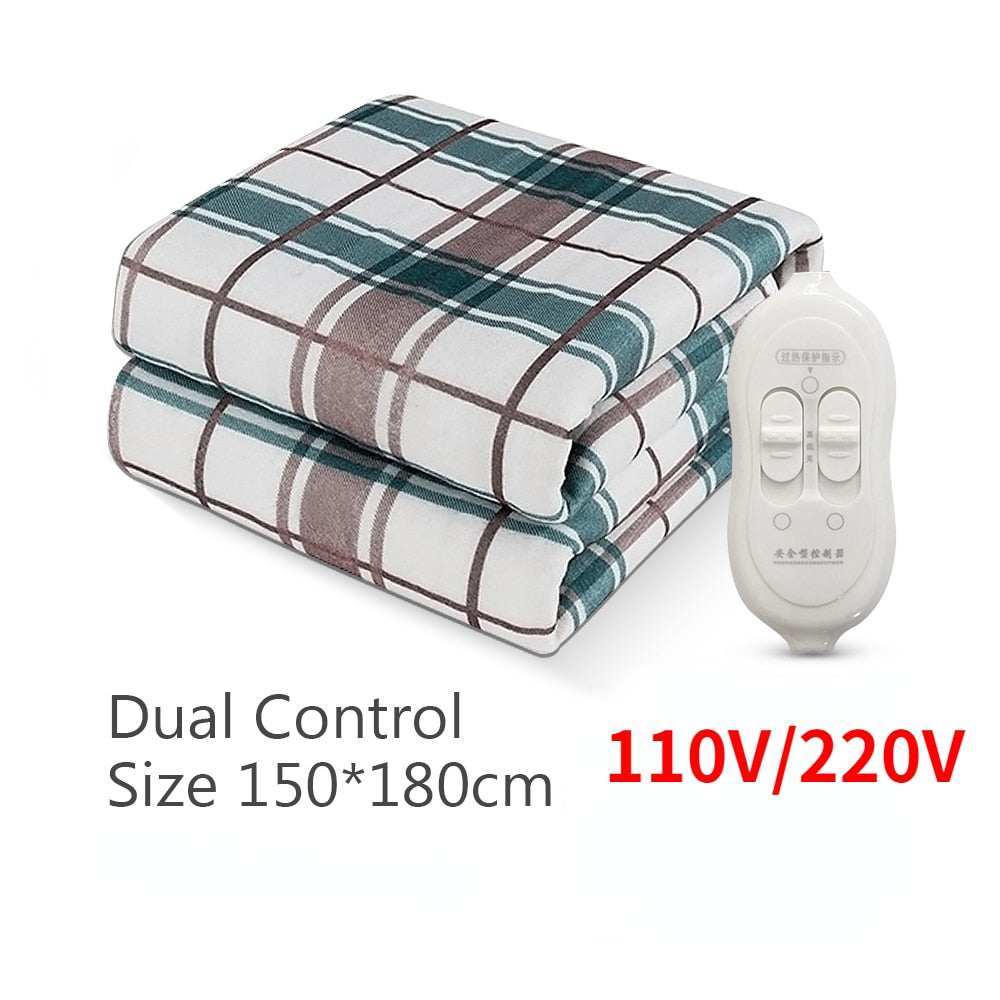 Electric Blanket 220/110V Thicker Heater Heated Blanket Mattress Thermostat Electric Heating Blanket Winter Body Warmer