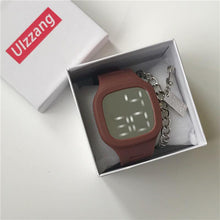 Load image into Gallery viewer, Fashion Electronic Led Dightal  Watch for INS Niche Square Mirror Watch for Men Women Students Korean Version Simple Temperament
