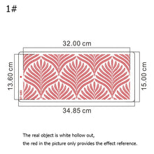 Load image into Gallery viewer, Cake Decorating Tool Wheat Spike Pattern Cake Stencil Plastic Lace Cake Border Stencil Template DIY Drawing Mold Bakeware Pastry