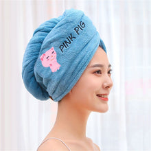 Load image into Gallery viewer, Women Microfiber Towel Hair Towel Bath Towels for Adults Home Terry Towels Bathroom Serviette De Douche Turban for Drying Hair