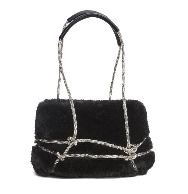 sealbeer A&A Faux Fur Clutch Bag